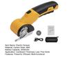 Electric Scissor Rechargeable Cardboard Cutter Light 2000mAh with LED Battery Rotary Cutter for Cloth Leather