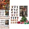 Set Decorazioni Scatola Cieca di Natale Con Figure di Animali Yak Per Decorazioni dell'Albero di Natale e Regali