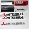 Car Letter Sticker Tail Bumper Badge Rear Trunk Emblem For Mitsubishi Evolution Lancer Grandis Outlander Triton Pajero ASX