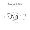 Fashion 2024 Fashion Round Frame Reading Glasses Men Women Blue Light Blocking Progressive Multifocal Glasses Retro Far Sight Eyeglasses