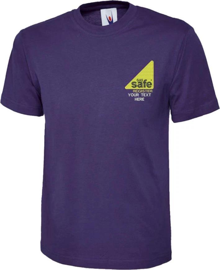 Personalised Embroidered Gas Safe T Shirt Officially Registered Merch Uneek Top 5 M