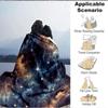 1pc Galaxy Nebula Blanket, Lightweight Flannel Throw Blanket For Sofa, Bed, Travel, Camping, Living Room, Office, Couch, Chair, And Bed