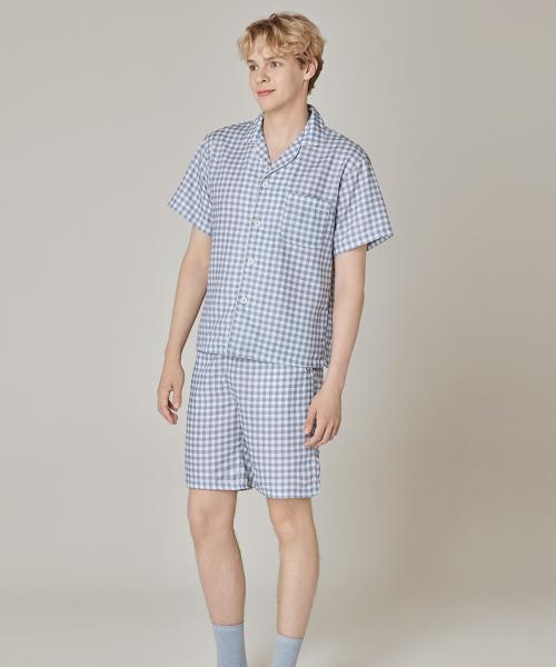 [BYC] Rayon Short-Sleeve Men's Pajama Set [Shipped from Korea] 100% Authentic