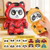 Face Changing Panda Keychain Eye Catching Panda Keychain With Face Changing Mechanism Bag Hanging Accessory