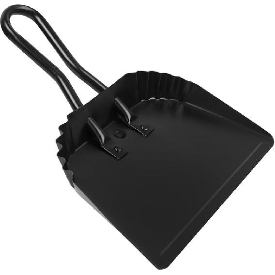 Dust Pan and Brush Set-Handheld Angled DustPan and Hand Broom Set, Large dust pan with handle,Heavy Duty Metal Dustpan and Brush Set Home For Small dustpan 11.8inches