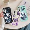 Case for Samsung Galaxy A12 A21s A11 A16 A13 A52 A14 A15 Soft Phone Cover A06 A23 A03 A22 A53 A04 A05 A33 INS Retro Butterfly