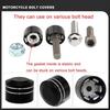 10PCS Motorcycle Bolt Covers Aluminum Engine Topper Caps for Harley Twin Cam Touring Road King Electra Glide Street Glide Dyna Softail Sportster 883