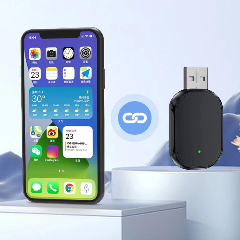 2 In1 Wireless Carplay Adapter for Android iPhone Auto Wired To Wireless AI Box USB C Connection For Volvo Benz Mg Kia Chery VW