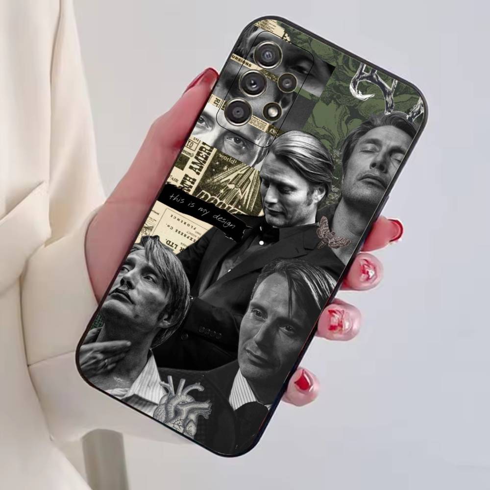 

Graham Hannibal Mads Mikkelsen Phone Case For Samsung S25,S24,S21,S22,S23,S30,Ultra,S20,Plus,Fe,Soft Silicone Black Cover Samsung S24Plus
