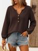 Casual V-Neck Drawstring Long Sleeve Loose Pullover Mesh Fabric Multi-Coloured Womens Sweatshirt Trendy Style Comfortable for Daily Outfits