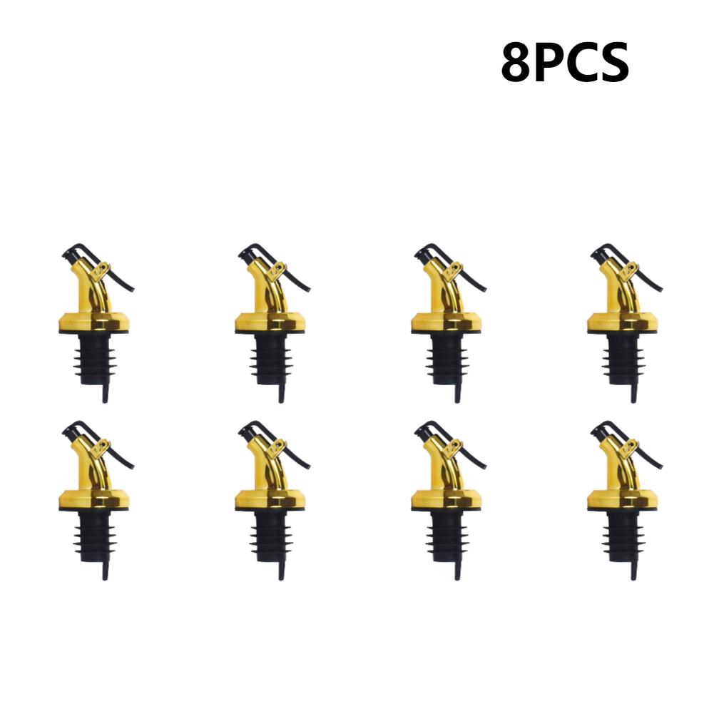 Oil and Vinegar Dispenser Pour Spouts Leak-proof Seasoning Bottle Stopper Ergonomic Multifunctional Suitable for Most Bottles