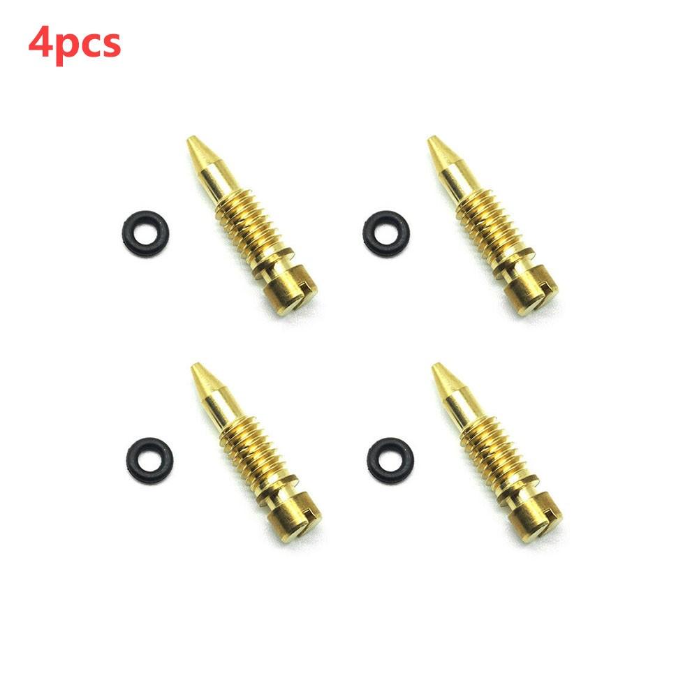 4X Carburetor Float Bowl Drain Screw for CM400 CB750 CB400T CM450 CX500 Motorcycle Air Intake Accessories High Quality