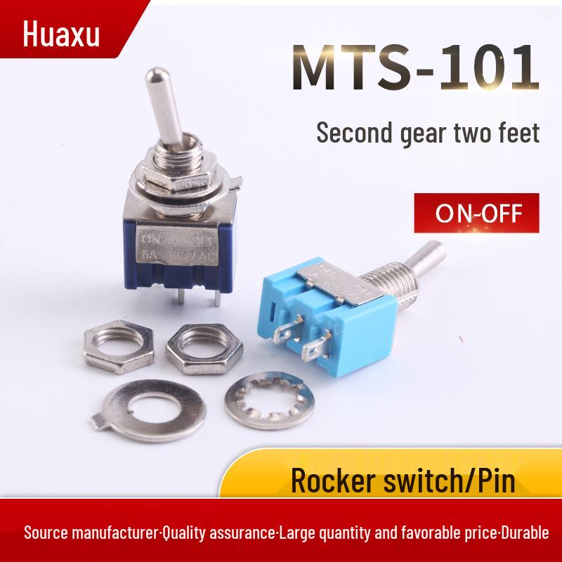 

MTS-101 ON-OFF Two-Position Rocker Toggle Switch MTS-101 (Light Blue)