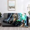 Home Decoration Plush Sofa Blanket Ful Animal Bedspread On the Bed Anime Fluffy Soft Blankets Thick Blanket for Winte#