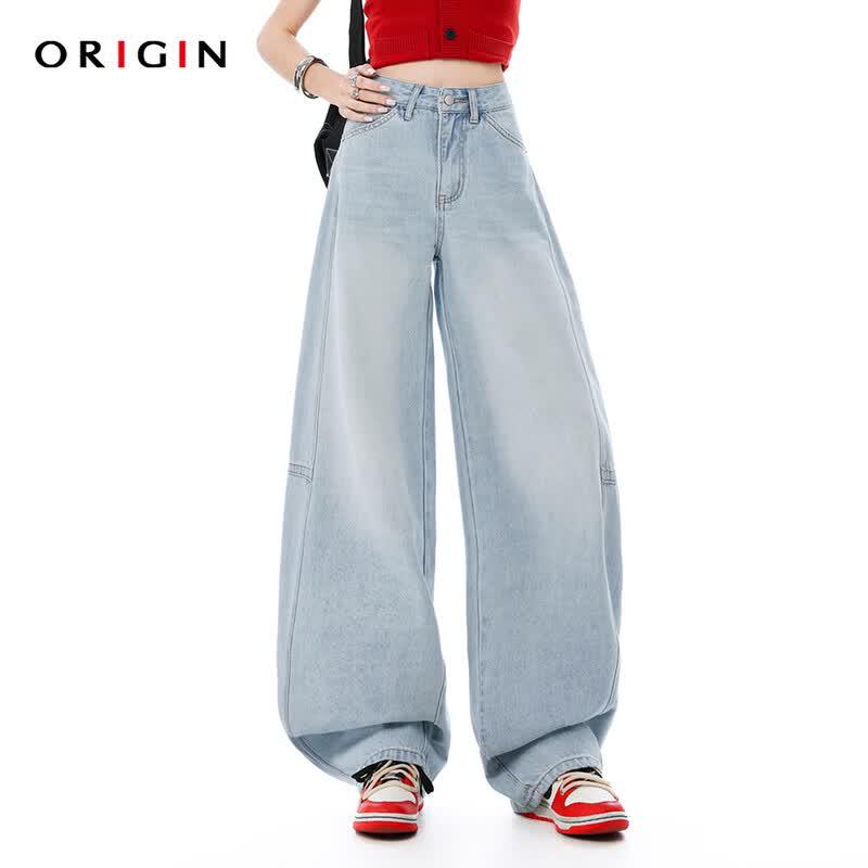 ORIGIN Women s Rhinestone Wide Leg Jeans XS