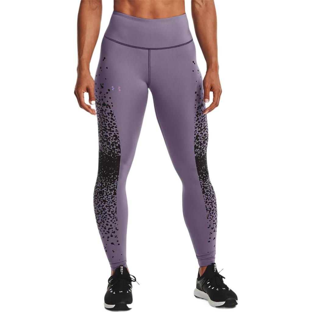 Under Armour SS22 Tintenspritzer-Print Trainingsleggings Damen Leggings Flintgrau 1365283-033