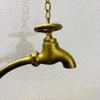 Retro Metal Bird Bath Faucet Design Feeding Station Bird Feeding Bowl  Garden Decor