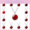 Collier Élégant Naruto Pierre du Temps Pendentif Simple Face Accessoires d'Anime