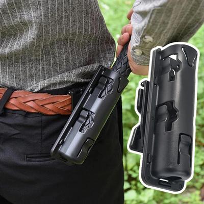Univerzální taktický držák na teleskopický obušek 360 stupňů Otočný pouzdro na teleskopický obušek Pouzdro Sebeobrana EDC Venkovní Lov Přežití Nástroj