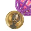 Bird Parrot Toy Colorful Swing Ball Toys with Bell Hanging Toy Cage Decorative Accessories for Small Medium Birds