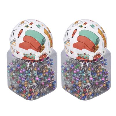 Spilla Perla per Cucito Portatile Facile da Riporre Accessori per Cucito Fai da Te con Portaspilli a Bottiglia per Cucito