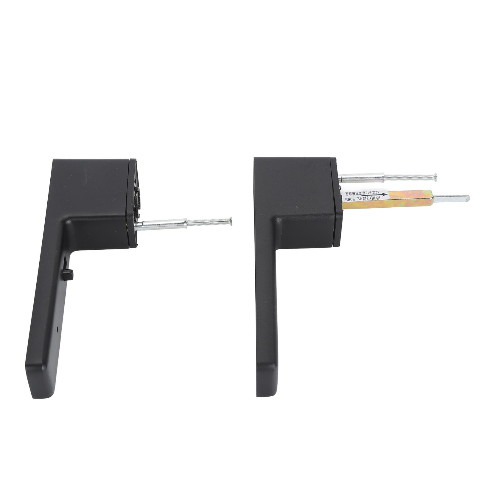 

Door Lever Lock Quiet Design Stylish Reversible Metal Door Handle with Lock and Key for 42‑50mm Thickness Doors