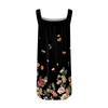 Women's Fashion Casual Printed Beachwear Pockets Sleevesless Casual Summer Beach Dress