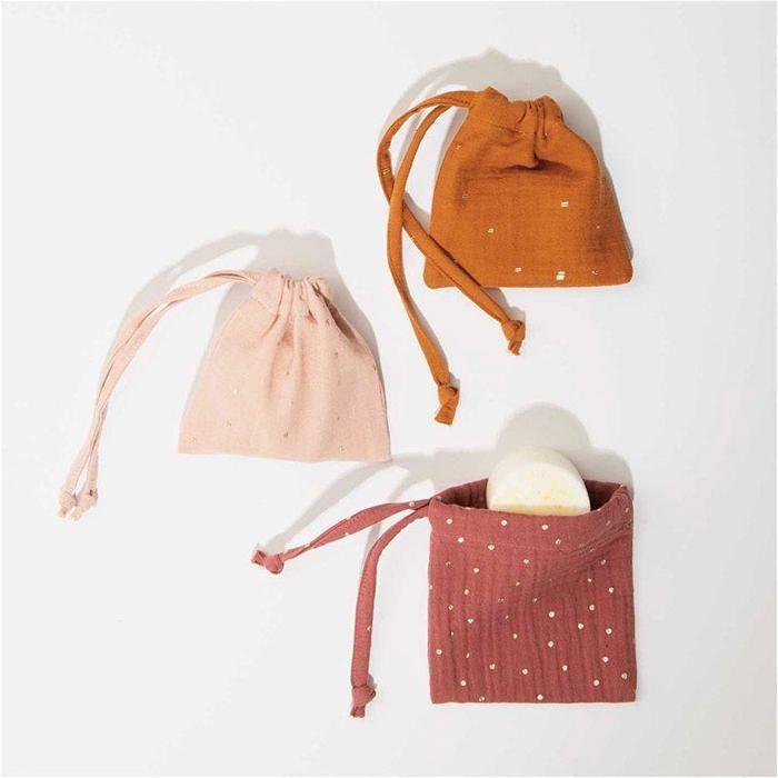 Mousseline froissée - RICO DESIGN - 130 x 50 cm - Marron - Achat au mètre