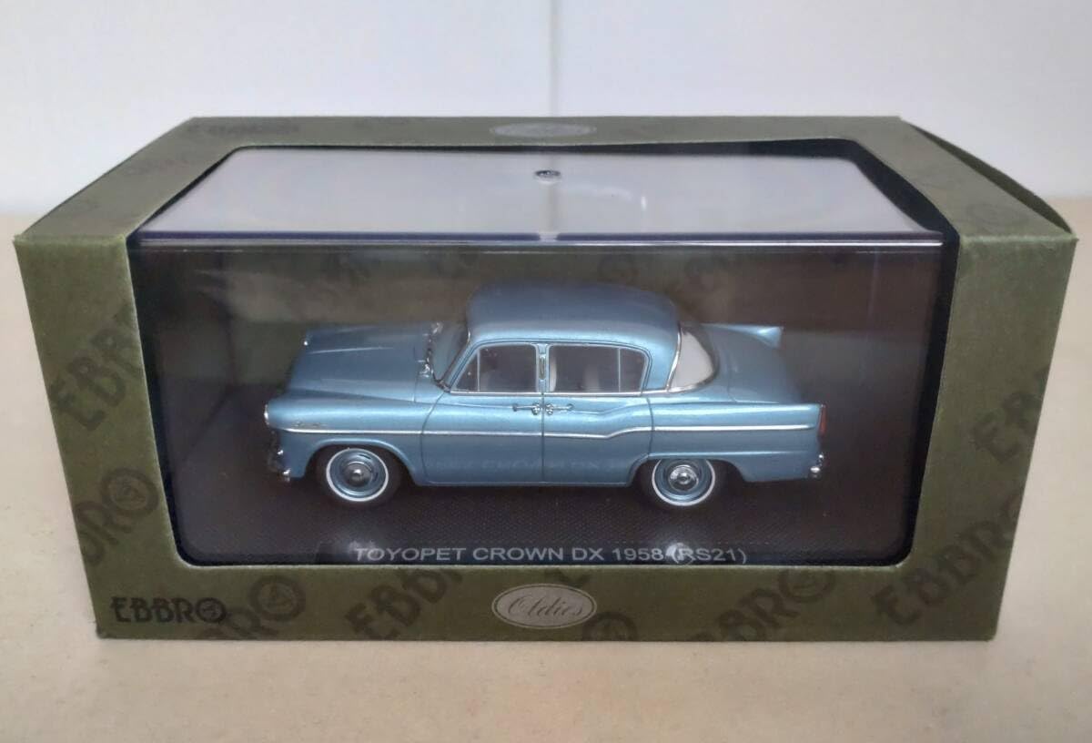 

EBBRO 1/43 “TOYOPET CROWN DX RS21 (1958)” Metallic Blue