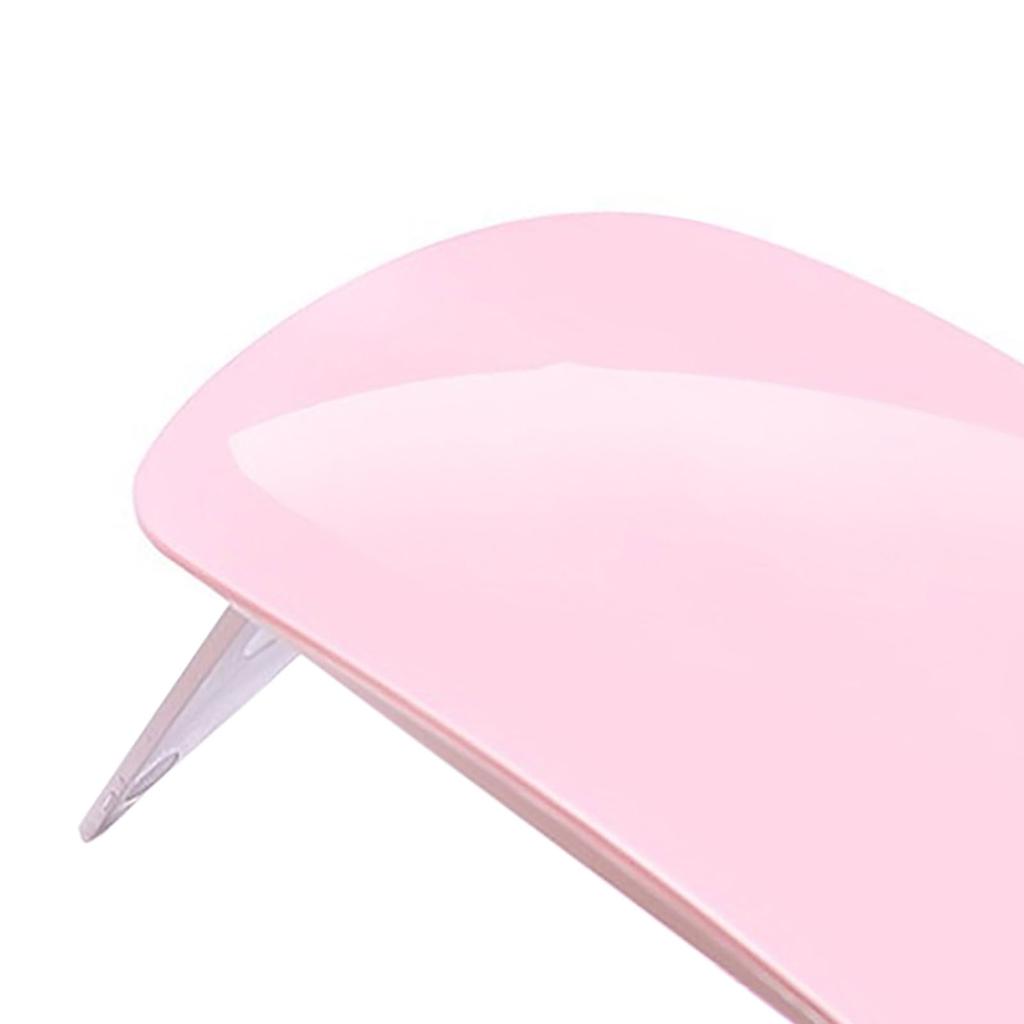 6W Professional Nail Dryer Gel Polish Light Foldable UV Nail Light Nail Polish Curing Gel LED DryerPink Split