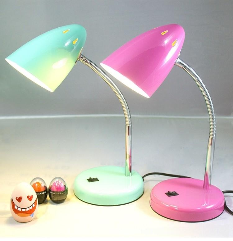 Modern Metal Led Desk Lamp With Foldable Design For Study And Bedroom Use