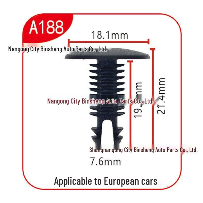 European Car Locator Nylon Clip Buckle OE: 5757139 A188