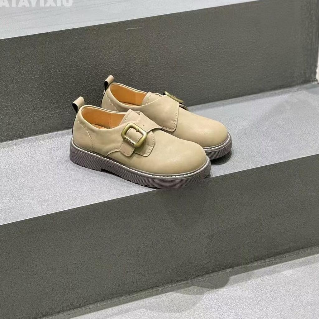 Women's platform new autumn lazy one-pedal bread shoes retro versatile muffin single shoes