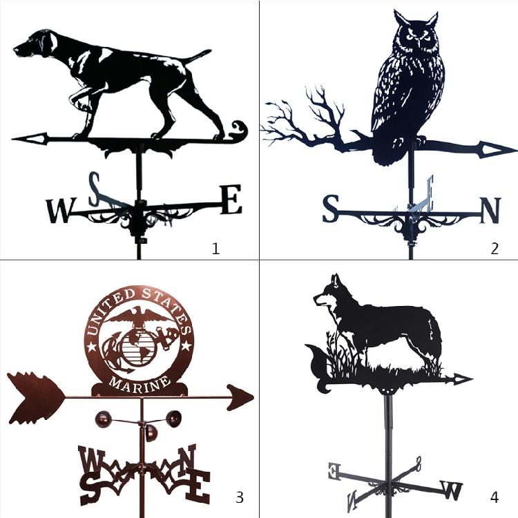 Retro Farm Scene Garden Stake Weathervane Professional Measuring Tools Patio