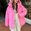 Women's Winter Warm Cotton Jacket Single Breasted Zipper Jacket