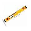 Aluminum Spirit Level Vial Viewing Ports Bubble Painted Finish Hand Tool 250MM Solid