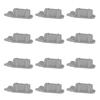 12Pcs Self Adhesive Pen Pencil Holder for Pen Pencil Marker Single Slot Pen Holder for Desk Wall Refrigerator Whiteboard
