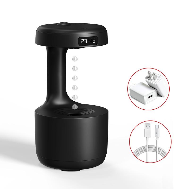 2025 Latest Household Anti Gravity Air Humidifier Ultrasonic Quiet Atmosphere Light Aromatherapy Machine Humidifier Dropshipping