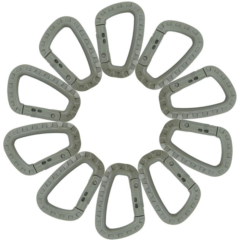 Rucksack Schnalle Schnelle Karabiner Kunststoff Haken D Form Mosqueton EDC Getriebe Für Outdoor Camping