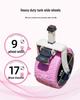 Pink Camper Van Portable Folding Cart for Packages and Picnic Camping