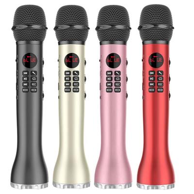 3 In 1 Wireless Karaoke Bluetooth-compatible Speaker Handheld Singing Recording Microphone