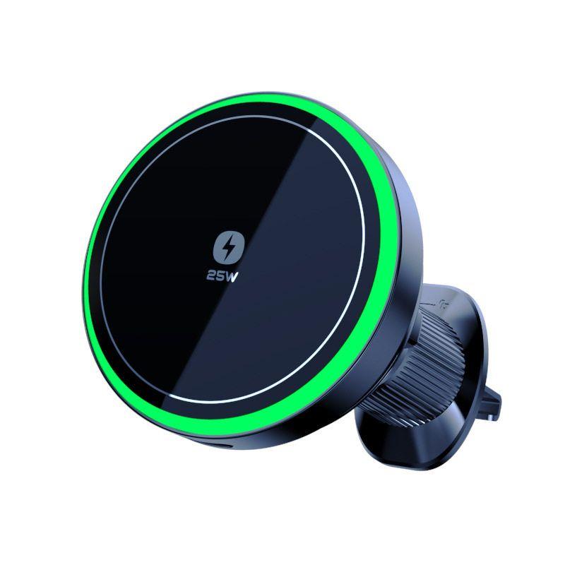 In-Car Magnetic Wireless Phone Holder with Fast Charging for Magsafe