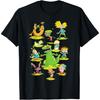 Nickelodeon Characters Covered In Slime T-Shirt
