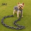 Maltese Dog Leash Giant Chain Leash, Lightweight Plastic Pet Looks Like Pomeranian Iron Chain, Stylish Big for Small Dogs Photo Props