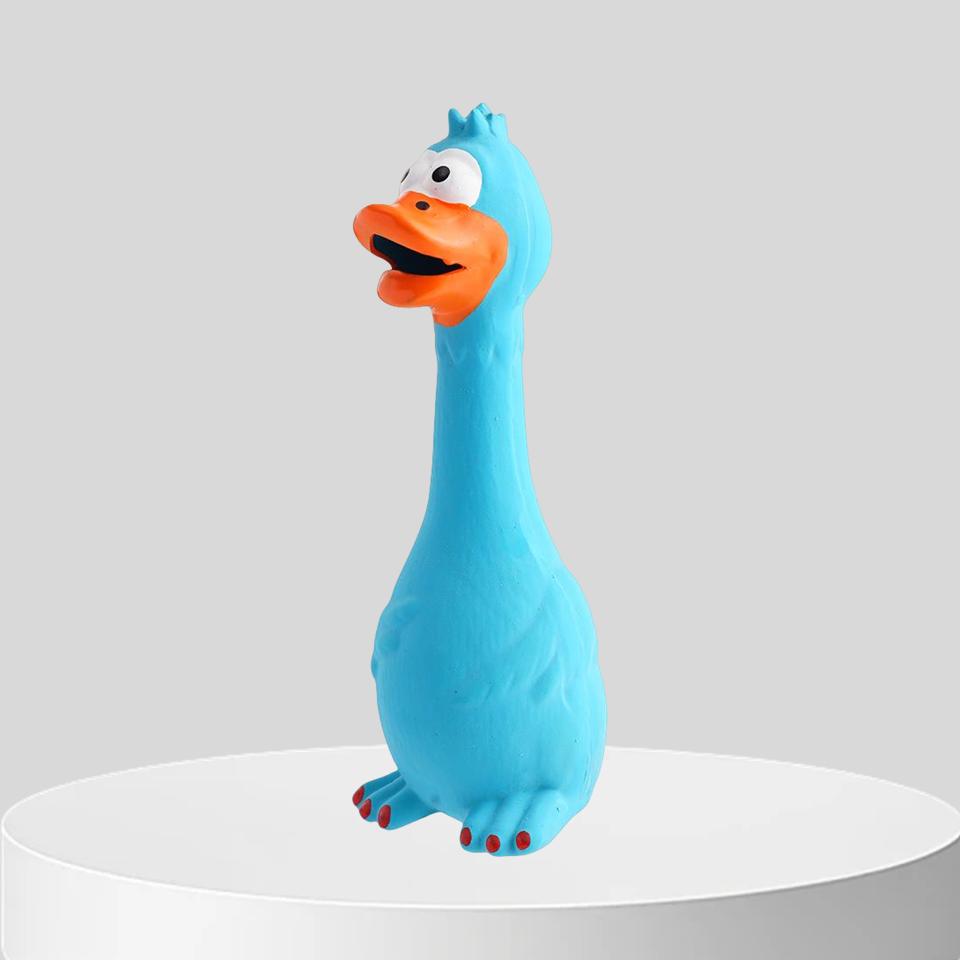 Rot/Blau/Schwarz Niedliches Hund Quietschspielzeug Latex Hühnerform Langlebig zum Kauen für kleine bis mittelgroße Rassen Interaktives Haustierbedarf