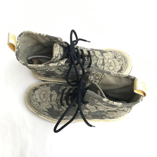 Dr.Martens CASHLIN 8-Hole Short Boots Gray Floral Size 4 (22.523.0cm)(USED)