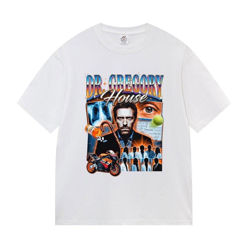 Dr Gregory House MD Everybody Lies Funny Meme T Shirt Unisexs Women High Quality Fashion Oversized Tshirts Vintage Cotton Tshirt