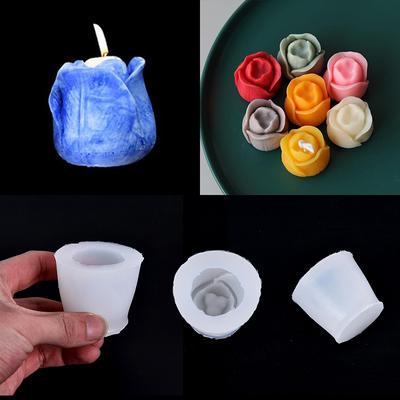 3D Tulpe Blume Kerze Form handgemachte Seife Form Silikon Diy Werkzeug Handwerk