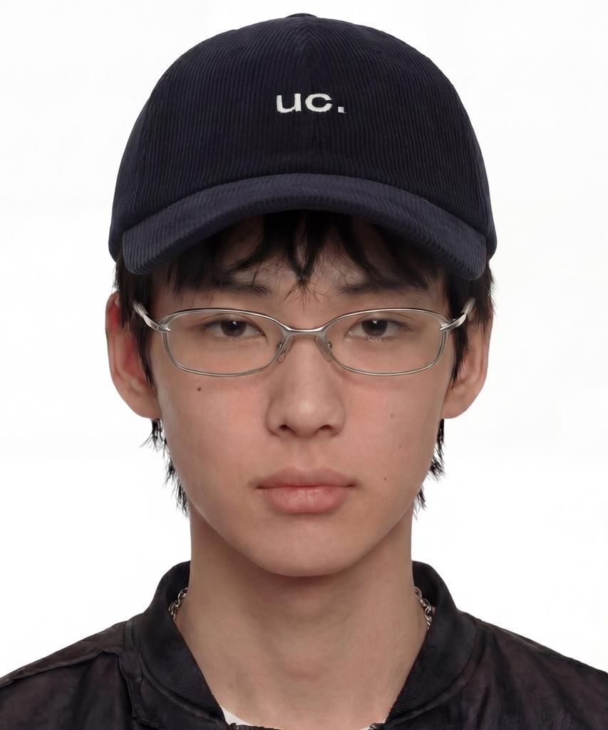 Eondeokeonteulol Corduroy Ball Cap Uc / Authentic B B / Cd / Navy