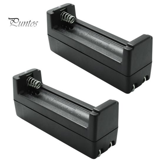 

2 шт. USB-зарядное устройство, безопасная быстрая зарядка, универсальный адаптер 18650 для зарядки аккумуляторной батареи для USB-вентилятора чёрный